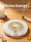 Natural Citrine Triple Layer Bracelet with Citrine Bead Pendant – Luxury Crystal Bracelet for Wealth, Confidence & Positive Energy