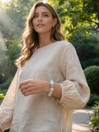 The Emerald Sanctuary | Mind Clarity & Gentle Growth Bracelet